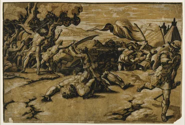 Davide uccide Golia, c. 1518